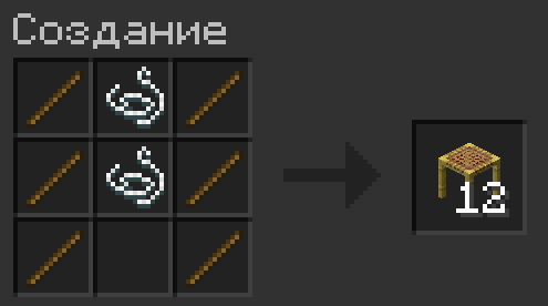 Crafting Scaffolding with sticks
