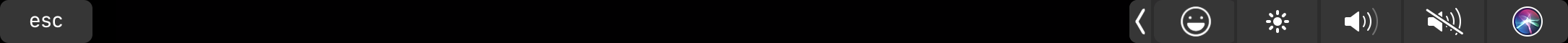 Icon at control strip