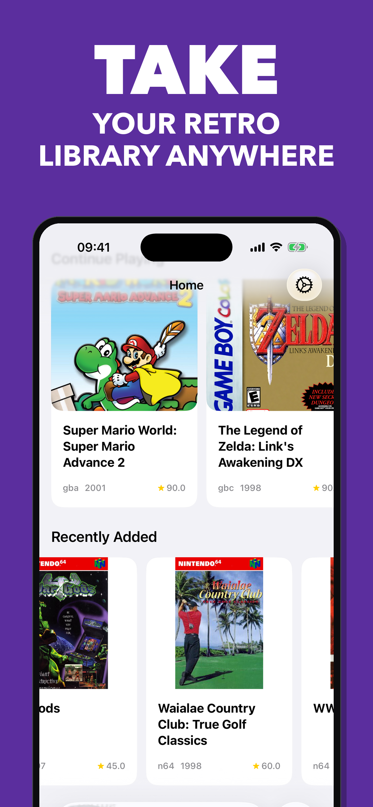Take your retro library anywhere