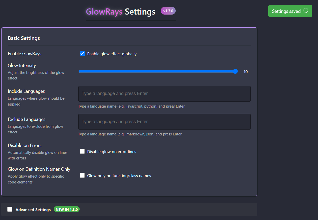 GlowRays UI, If you are in the Marketplace and want to see the image, go to the project repository