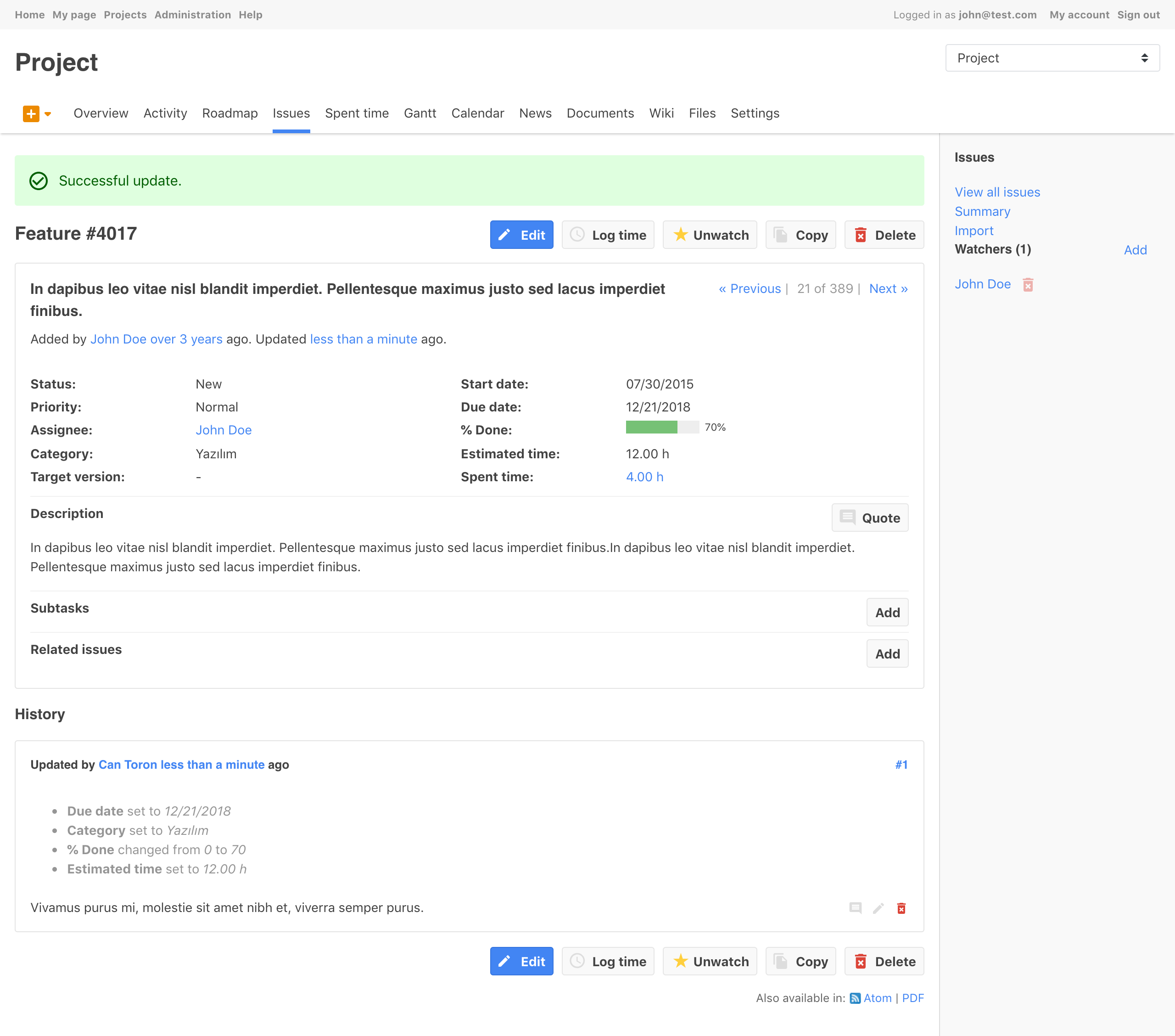 GitHub - imalutan/redmine-theme: Customization of a redmine theme