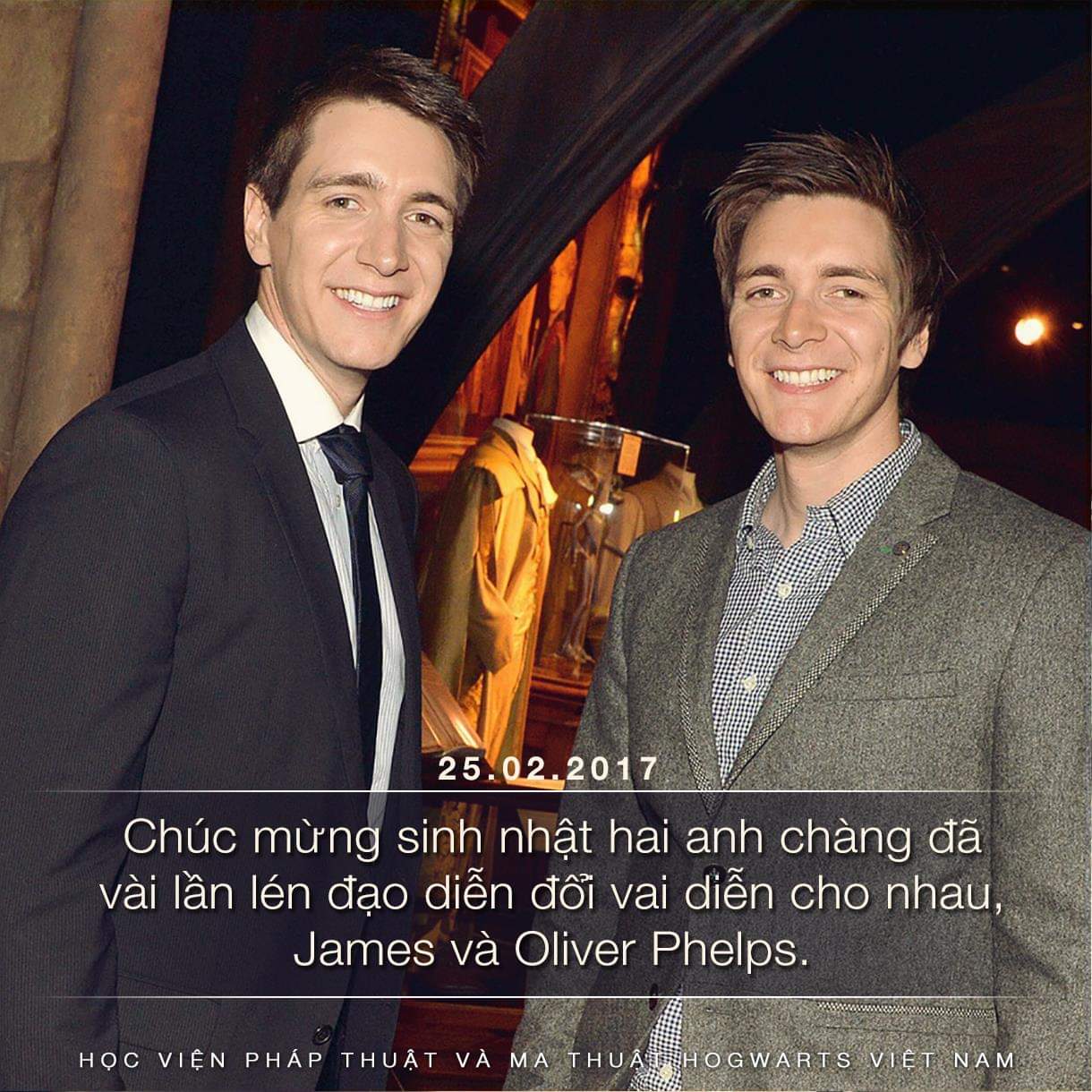 Chúc mừng sinh nhật hai anh James và Oliver Phelps!