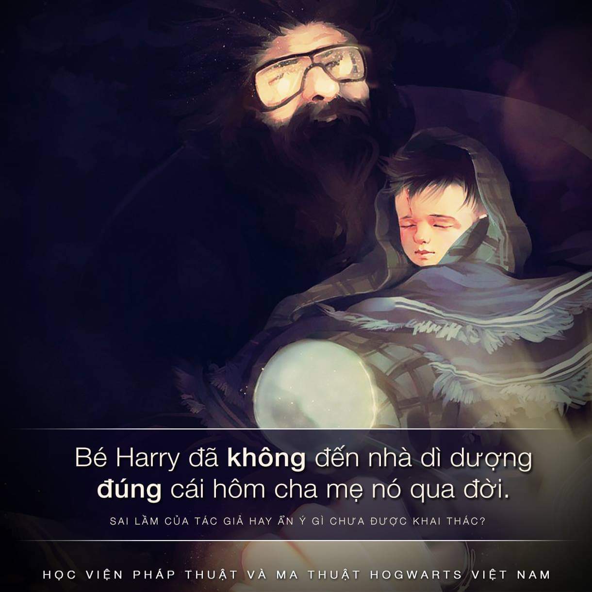 Giả thiết về thời điểm Harry Potter lần đầu tiên đến nhà dì dượng