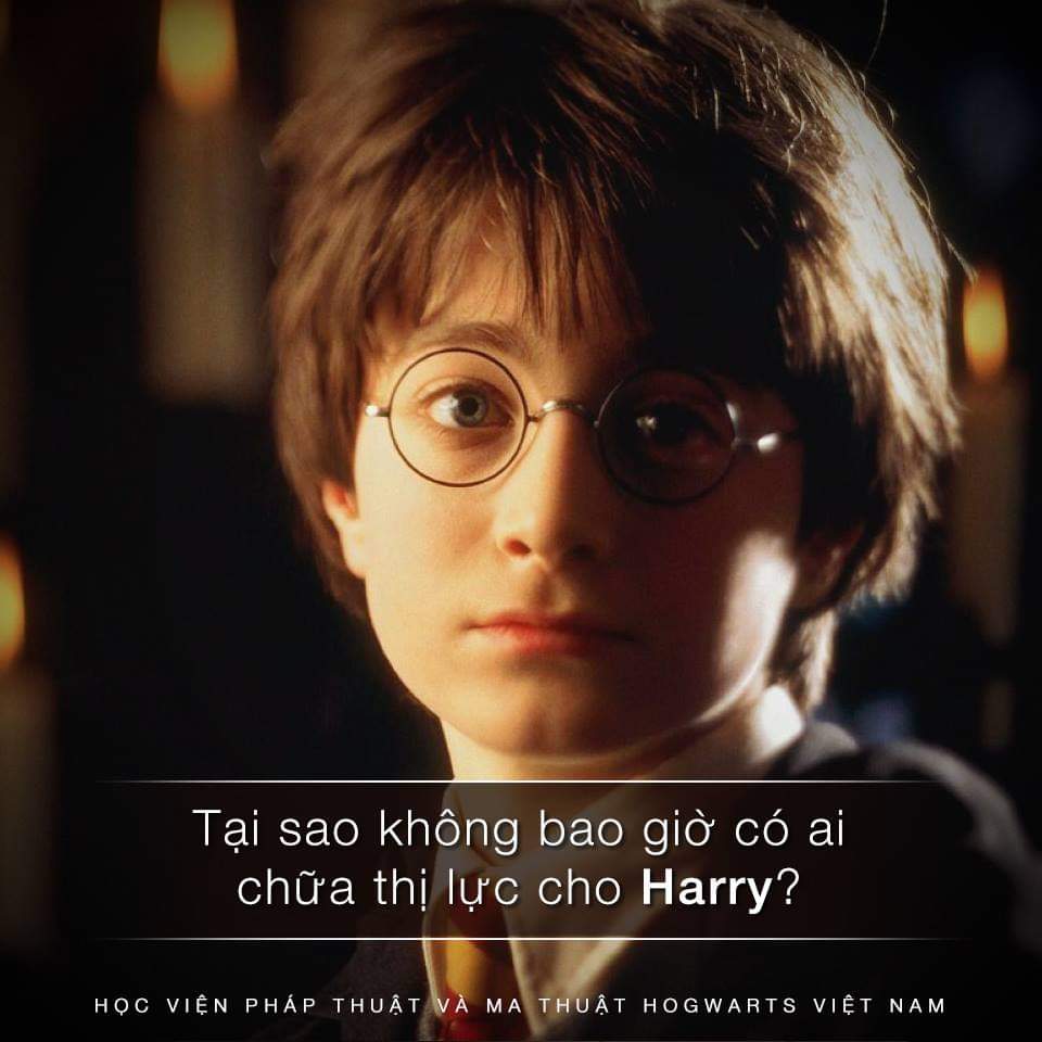 Tại sao Harry Potter lại mang kính