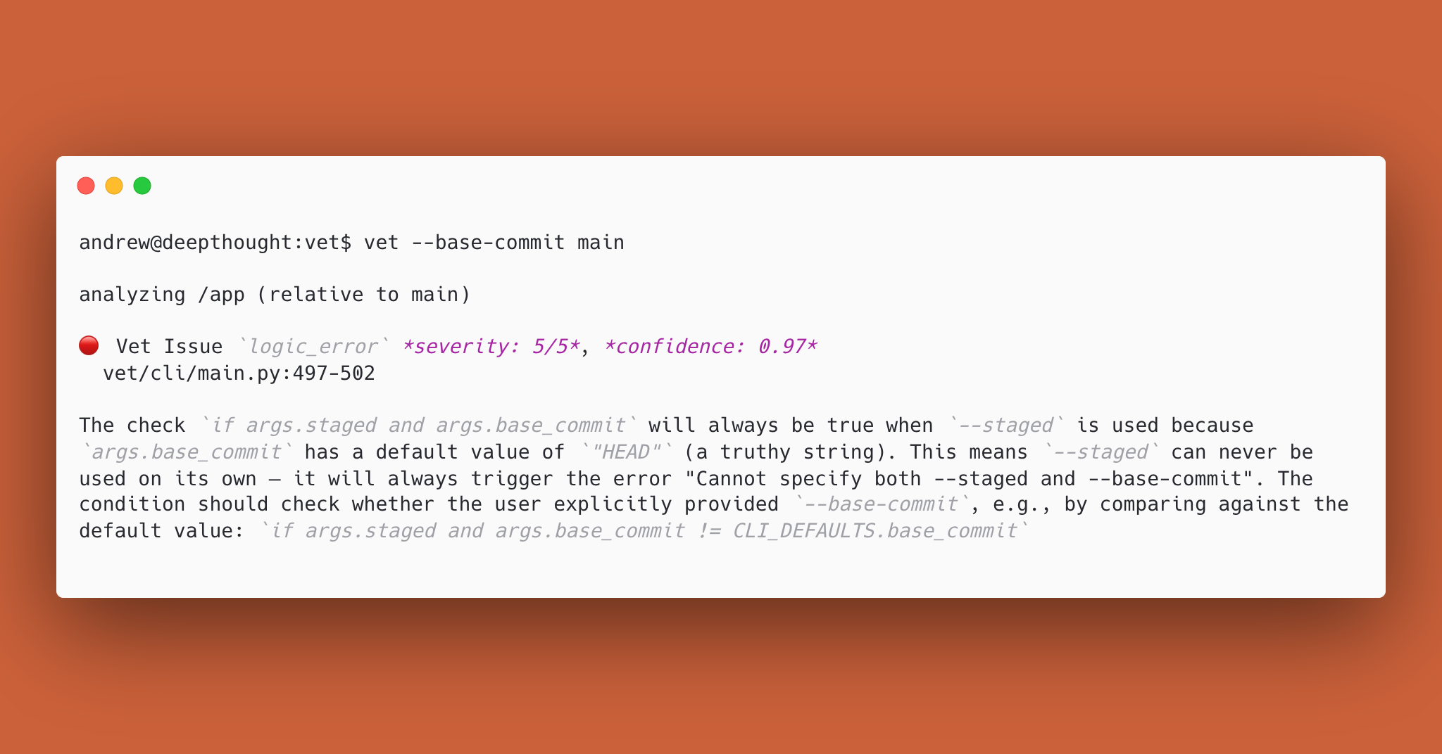 Vet: Verify Everything