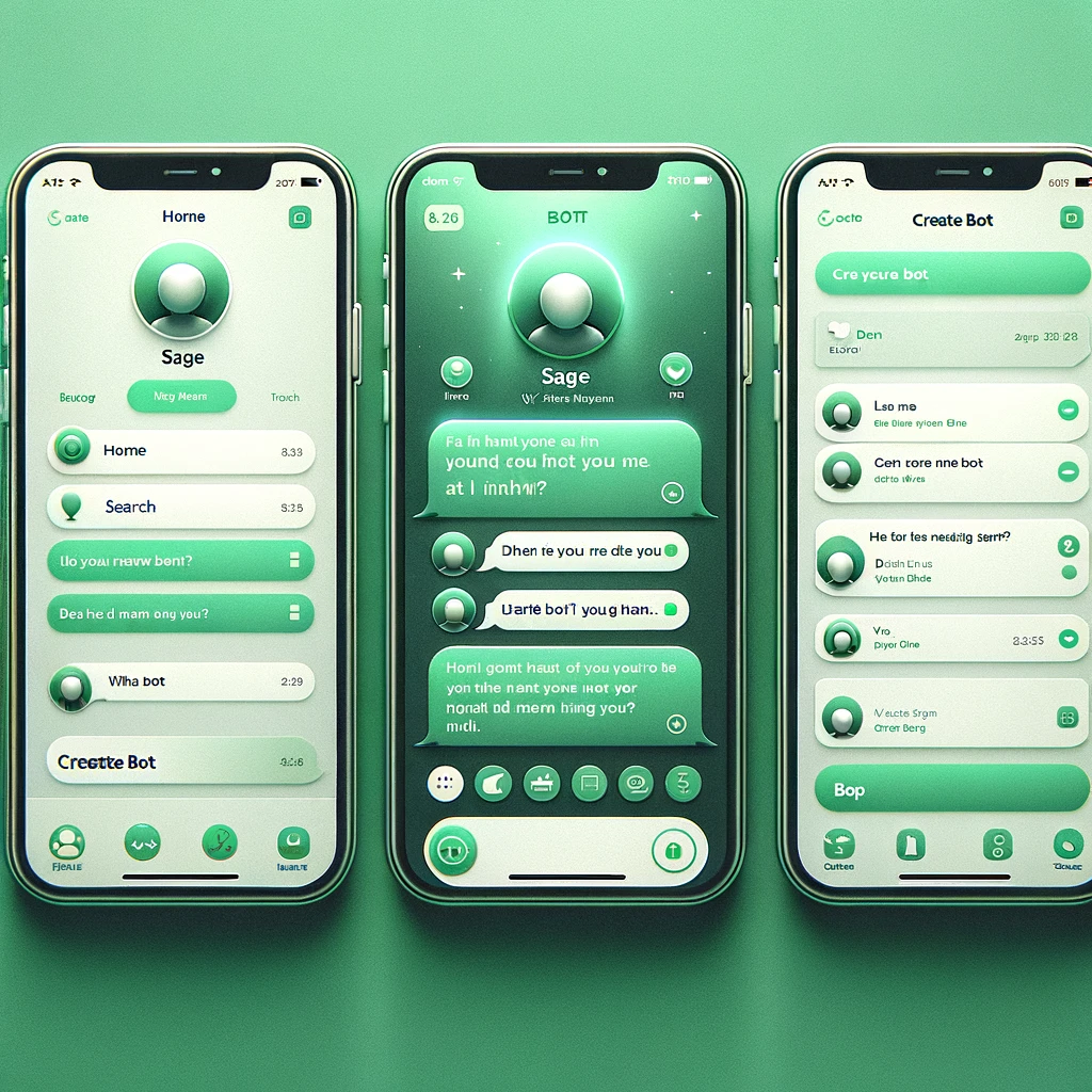 Sage App Mockups