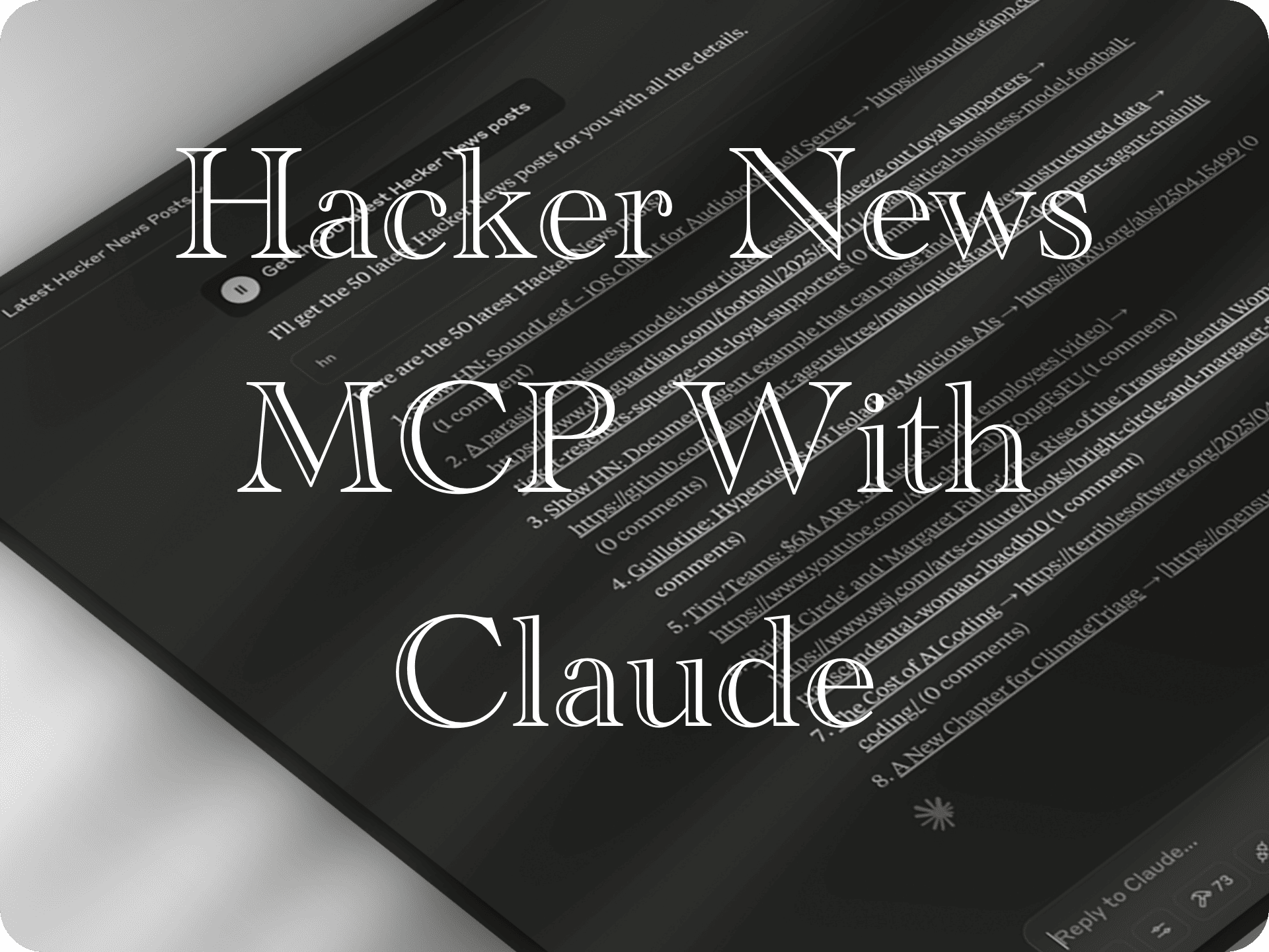 Claude Hacker News Integration Demo