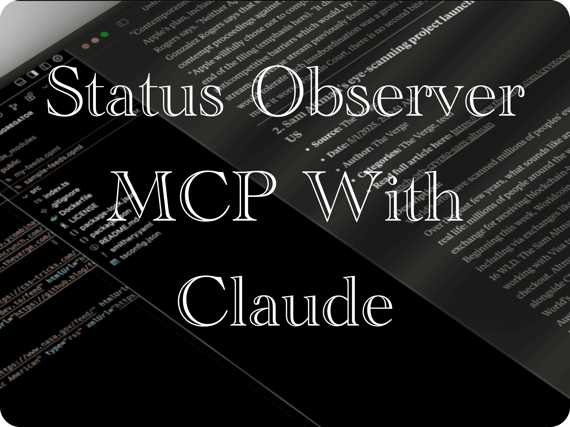 Status Observer MCP Demo