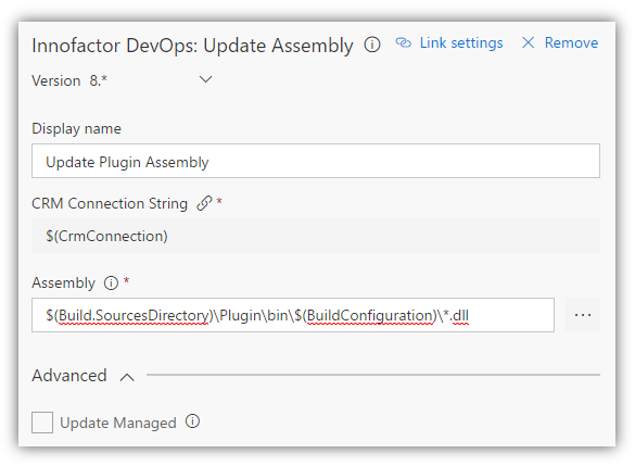 Update Assembly task