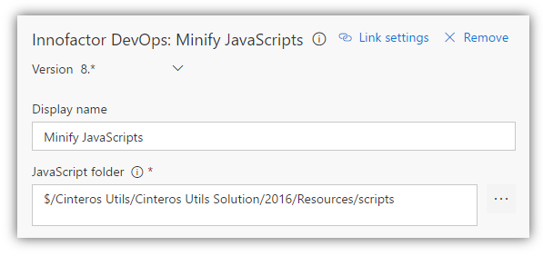 Minify task