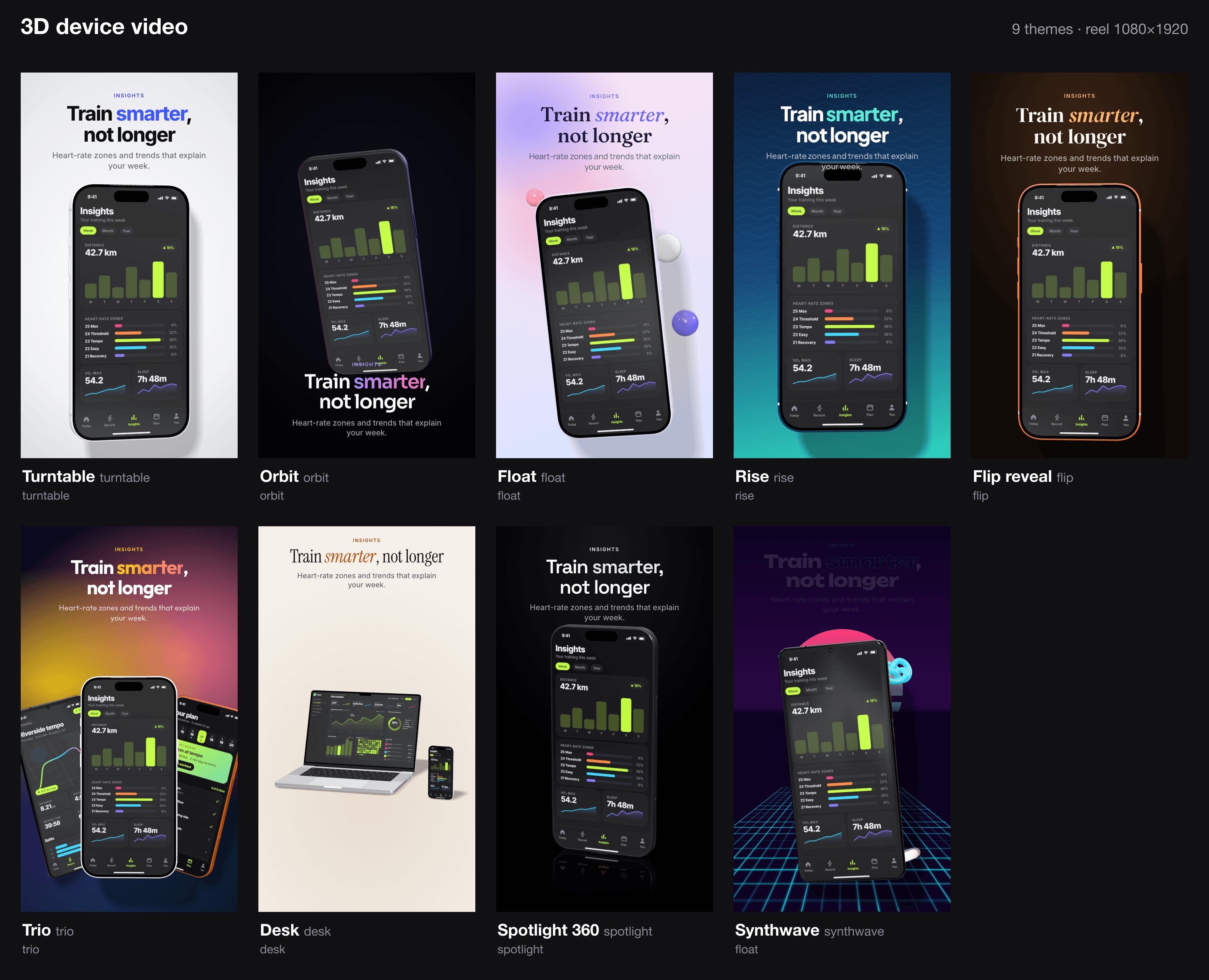 3D device videos