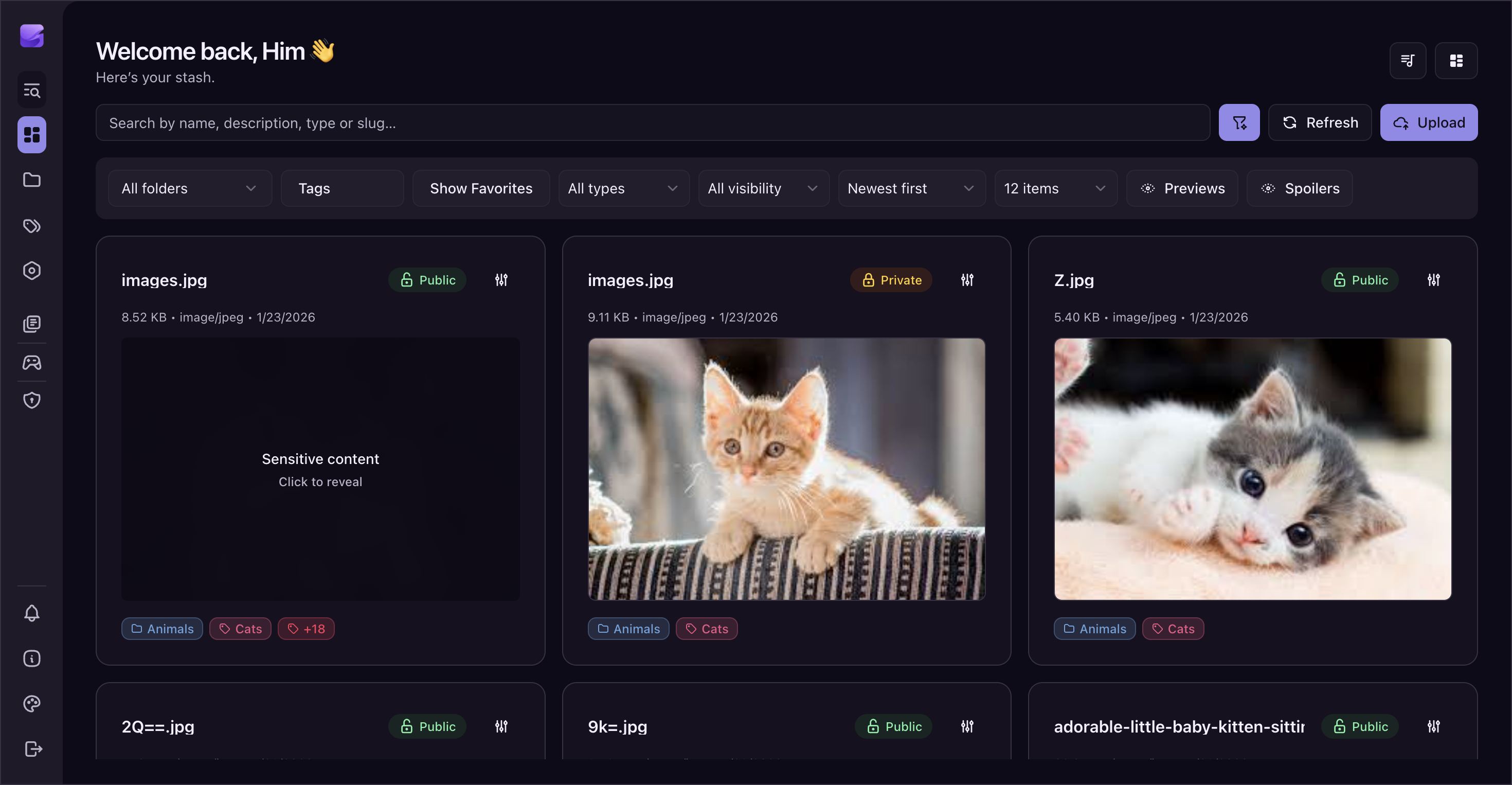 Dashboard Screenshot