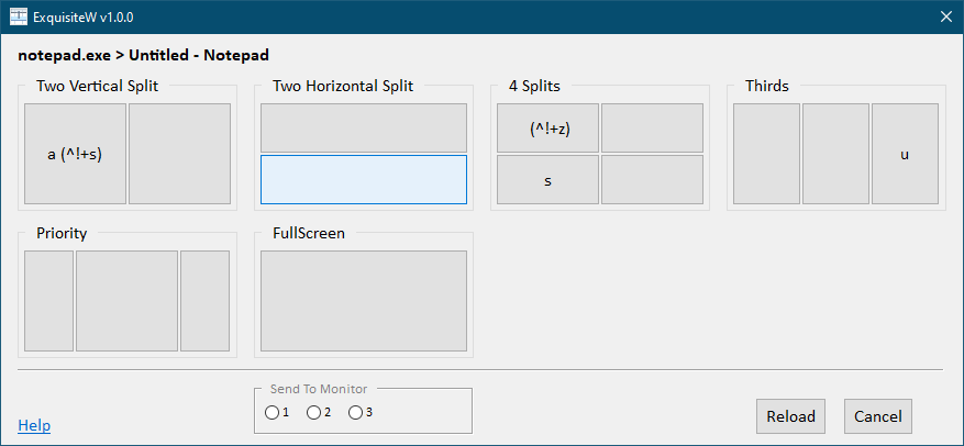 GUI with multiple monitors