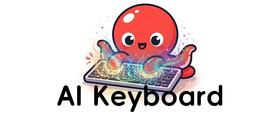The Key Visual of AI Keyboard
