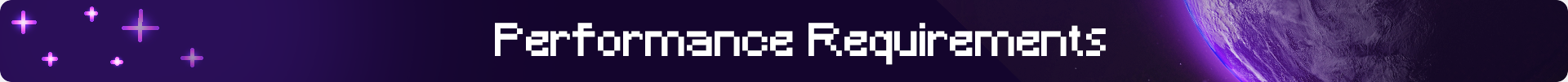 Performance Requirements