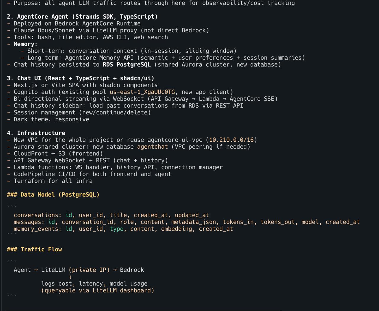 Loki planning full architecture with data model, traffic flow, and infrastructure
