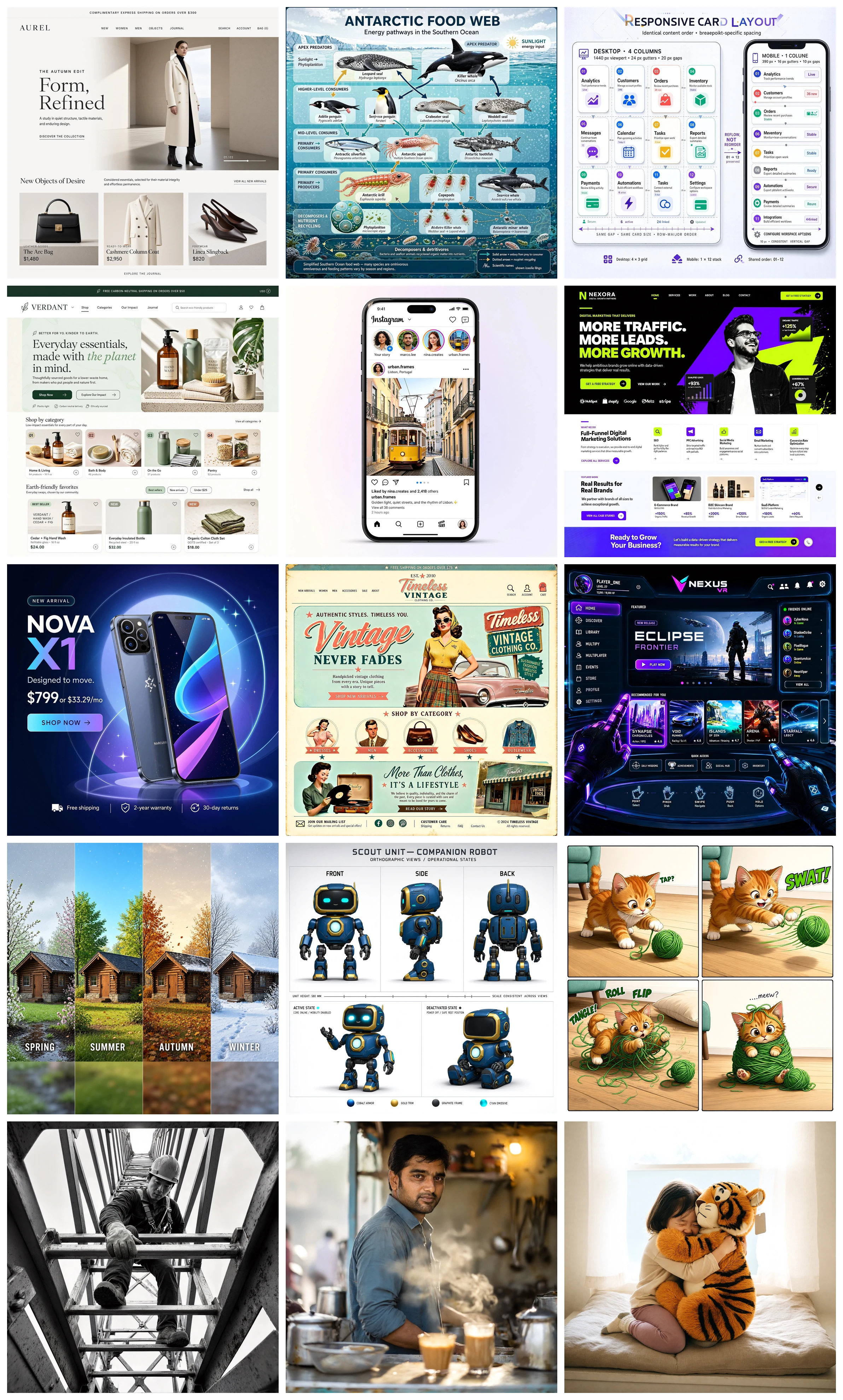 Text-to-image showcase