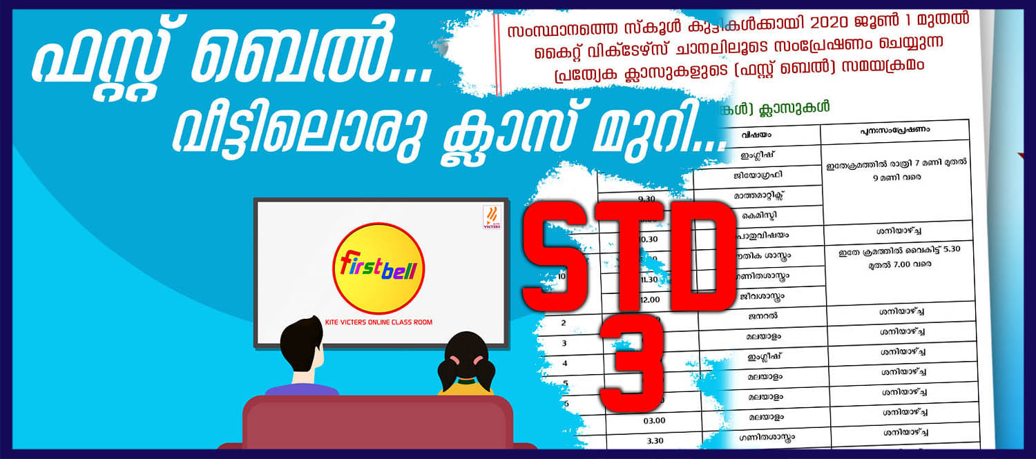 Kite Victers Channel Online 3rd Standard Classes Today