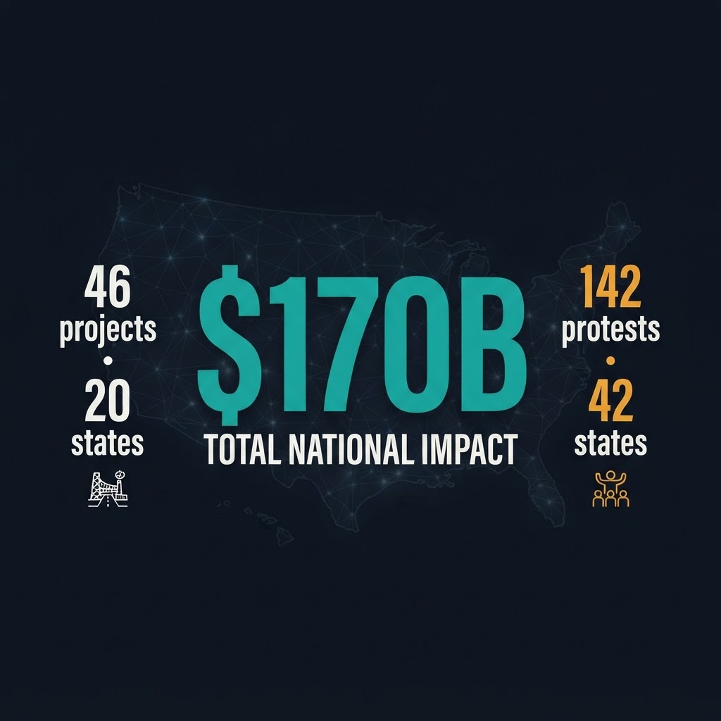 $170B in blocked or stalled data-center projects across the US