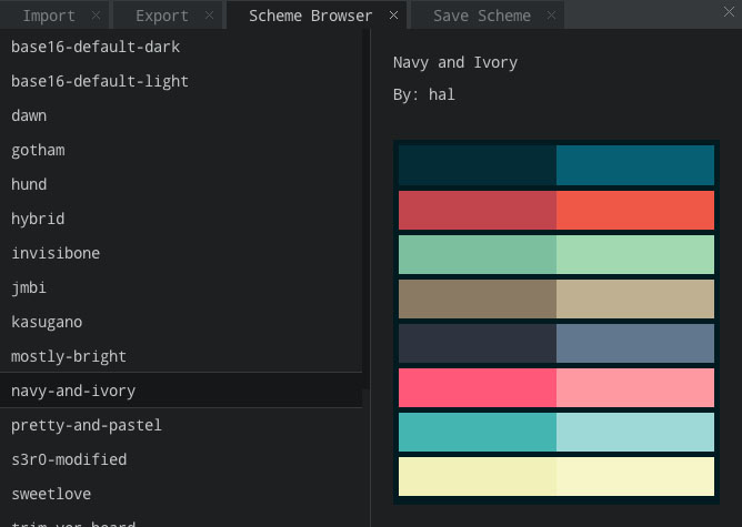 Scheme Browser