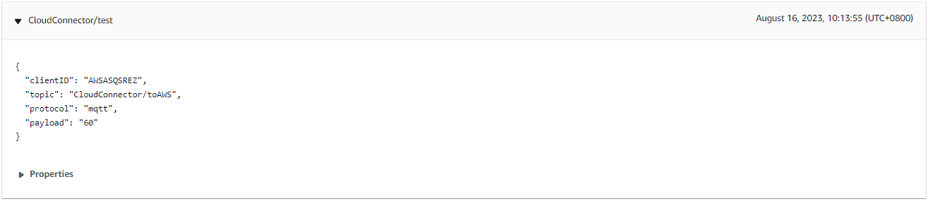 aws result flowrate