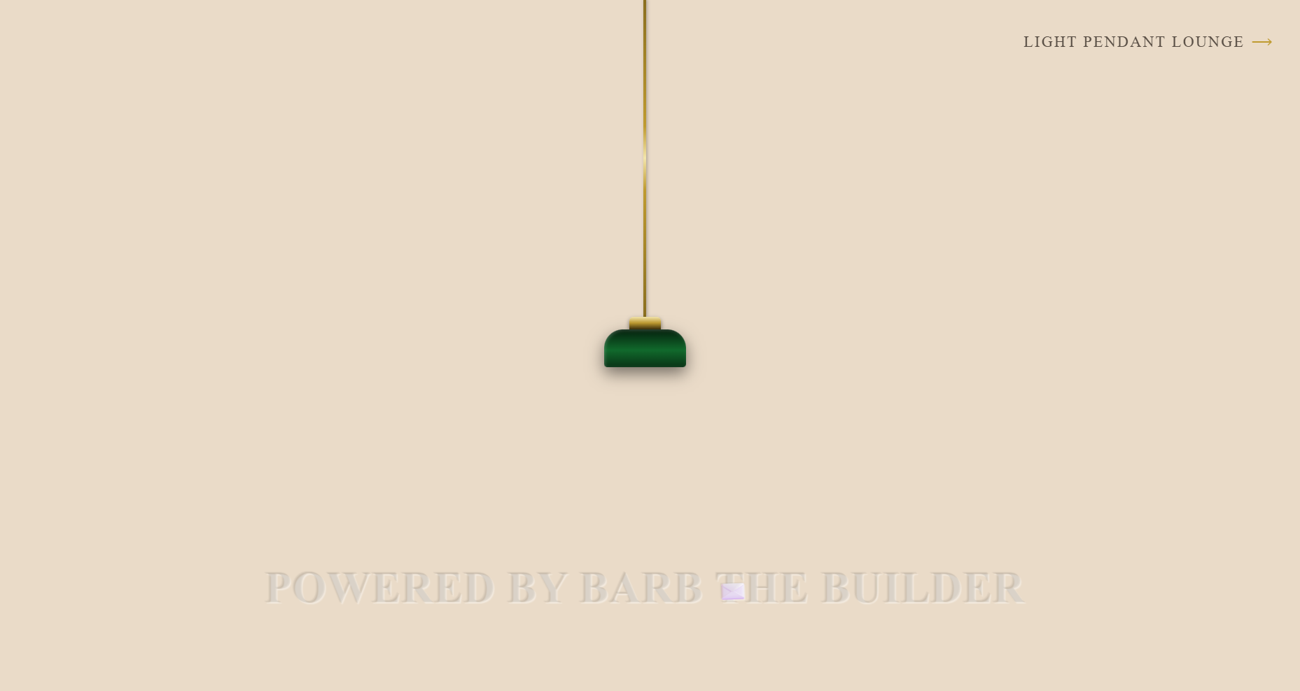 The Pendant Light Lounge