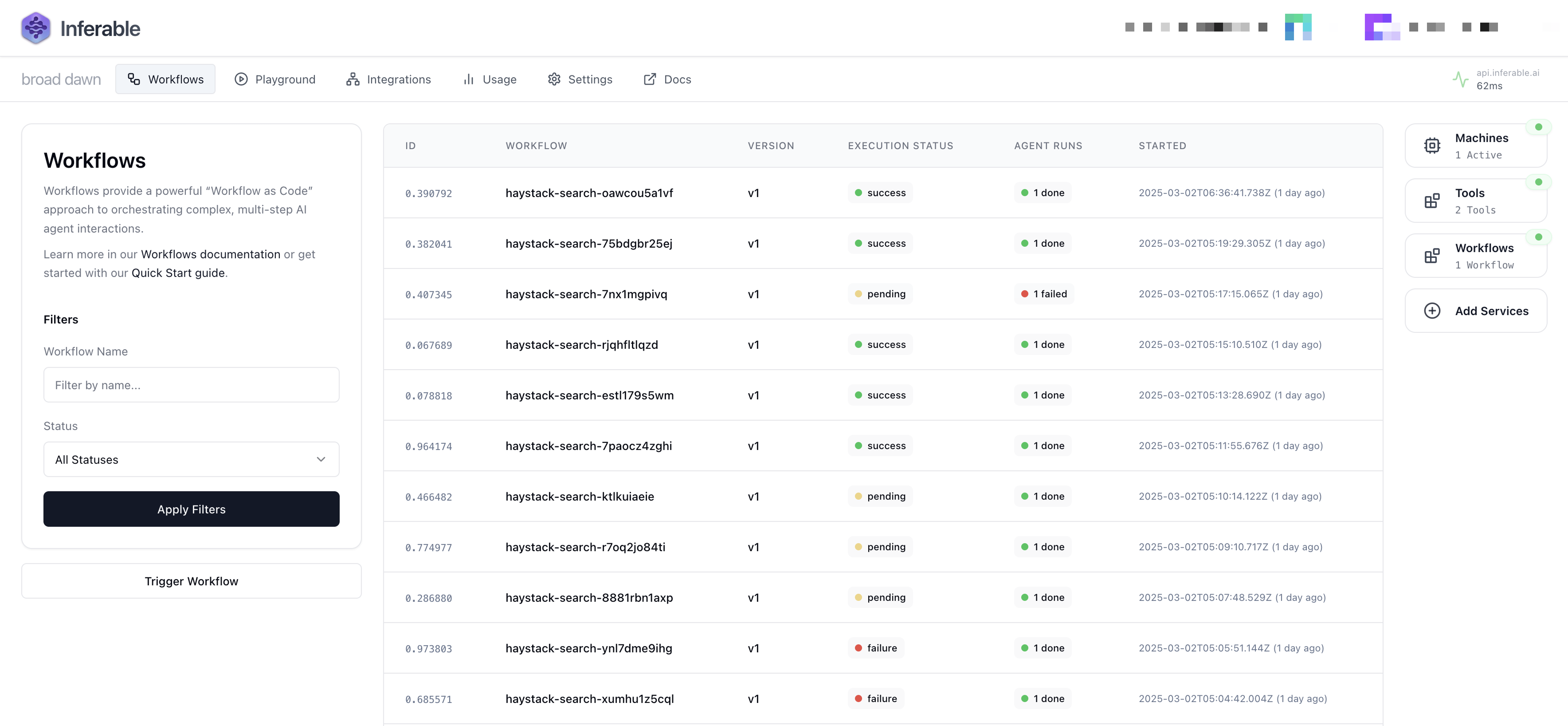 Timeline View