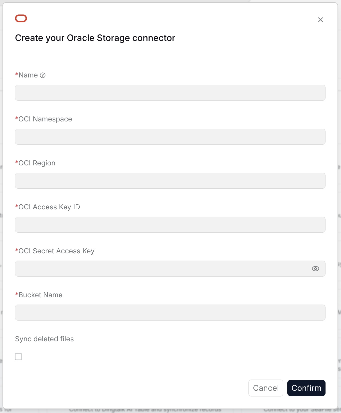 Oracle Storage
