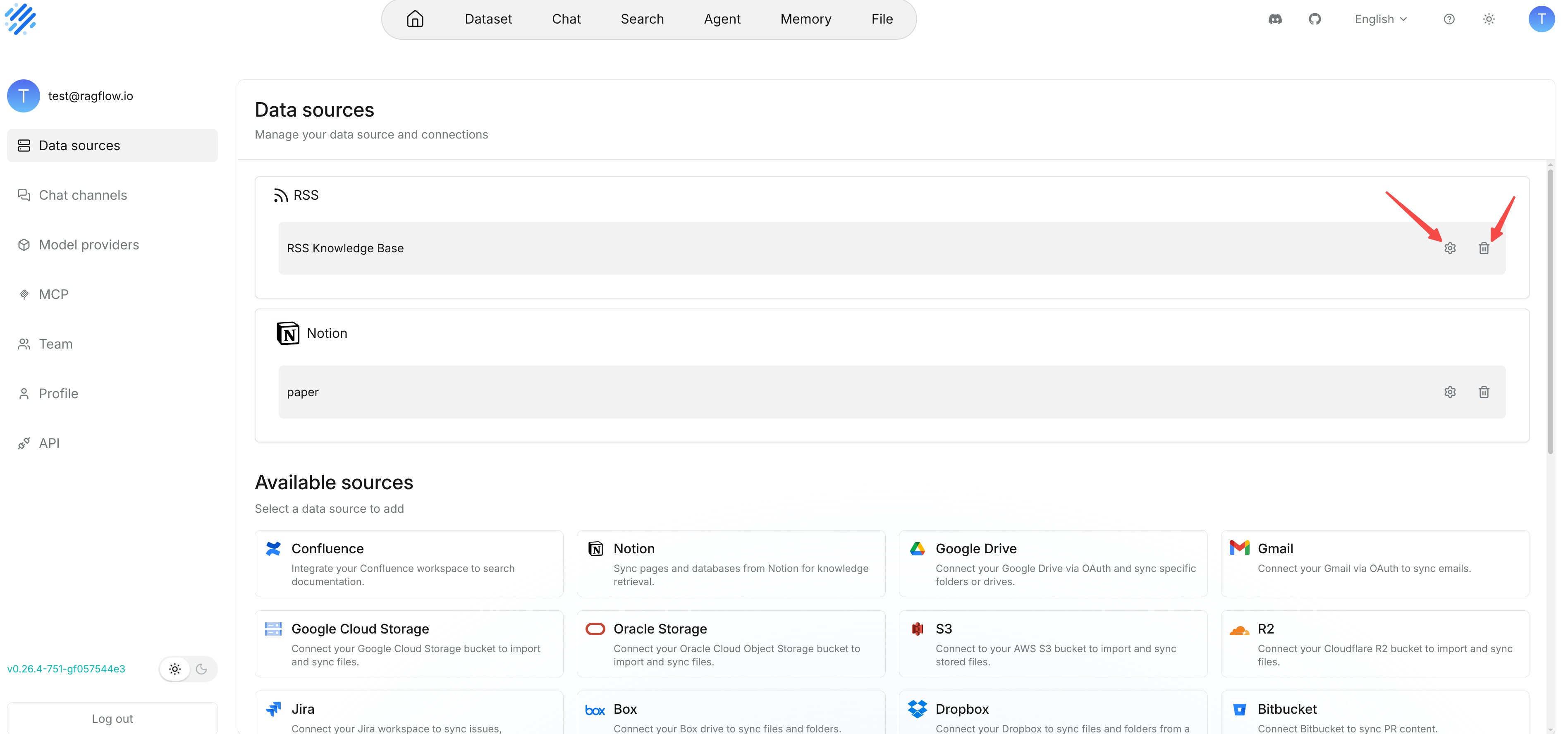 Set a Connected Data Source