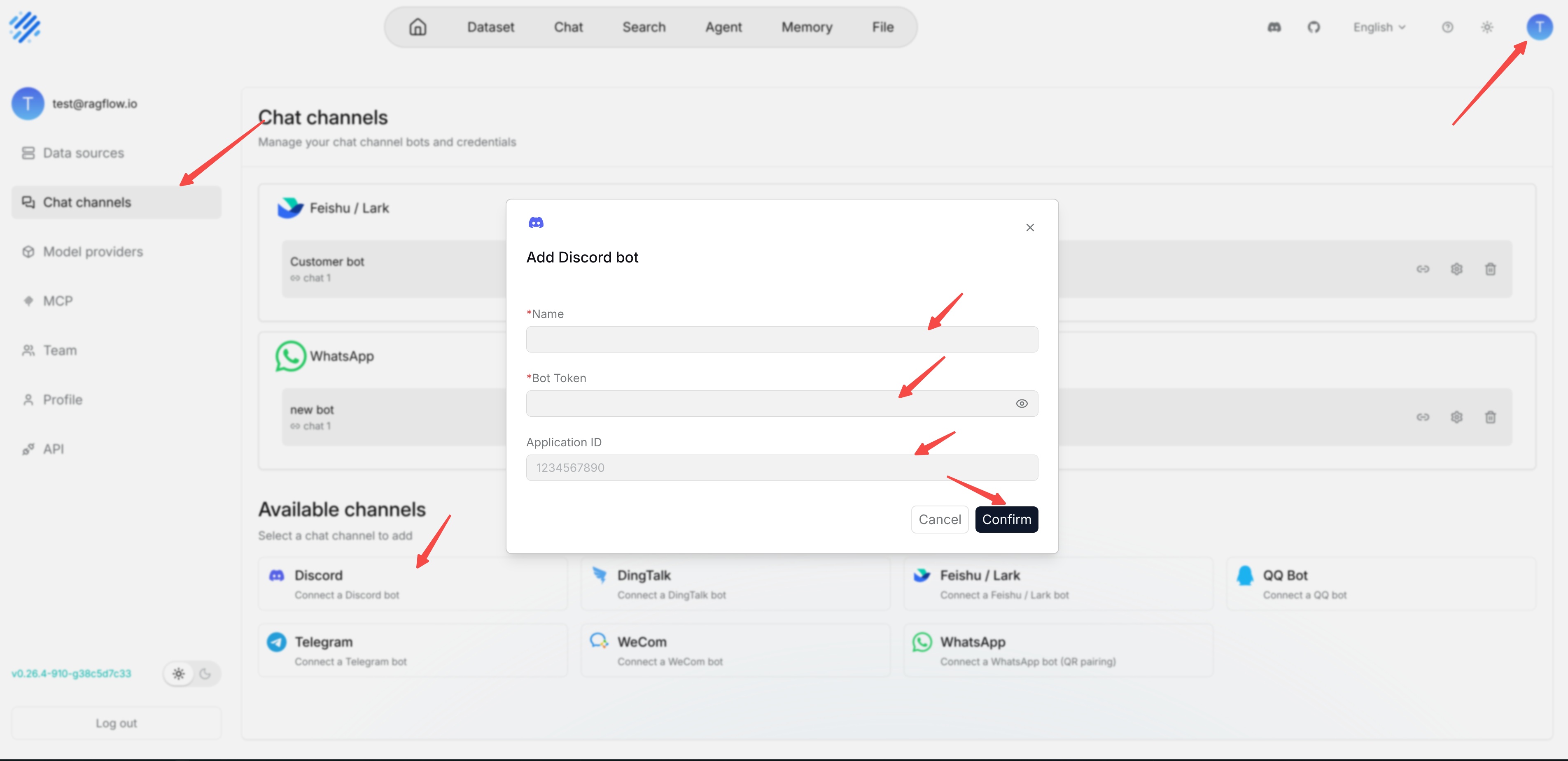 General configuration and operation workflow