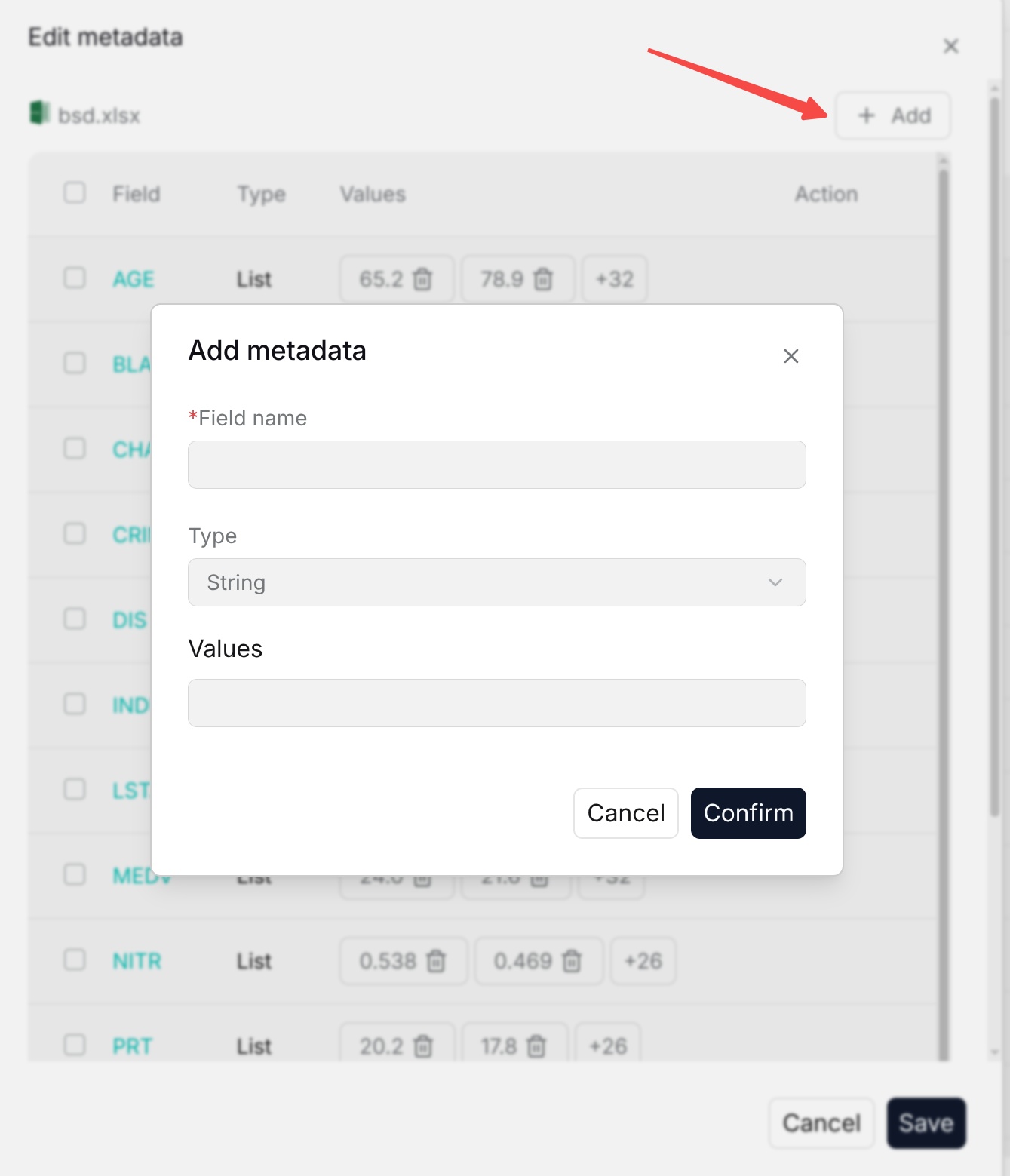 Add a metadata field