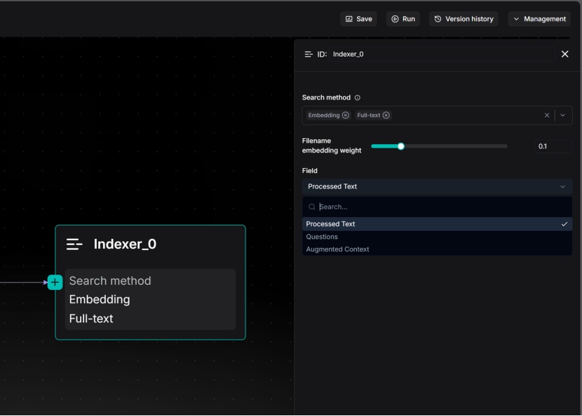Configure The Indexer Component