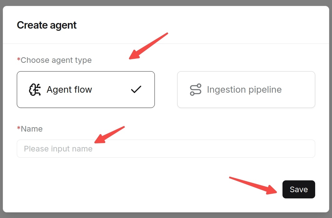 Create An Agent From Blank