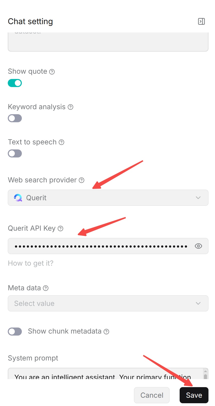 Retrieval augmentation options