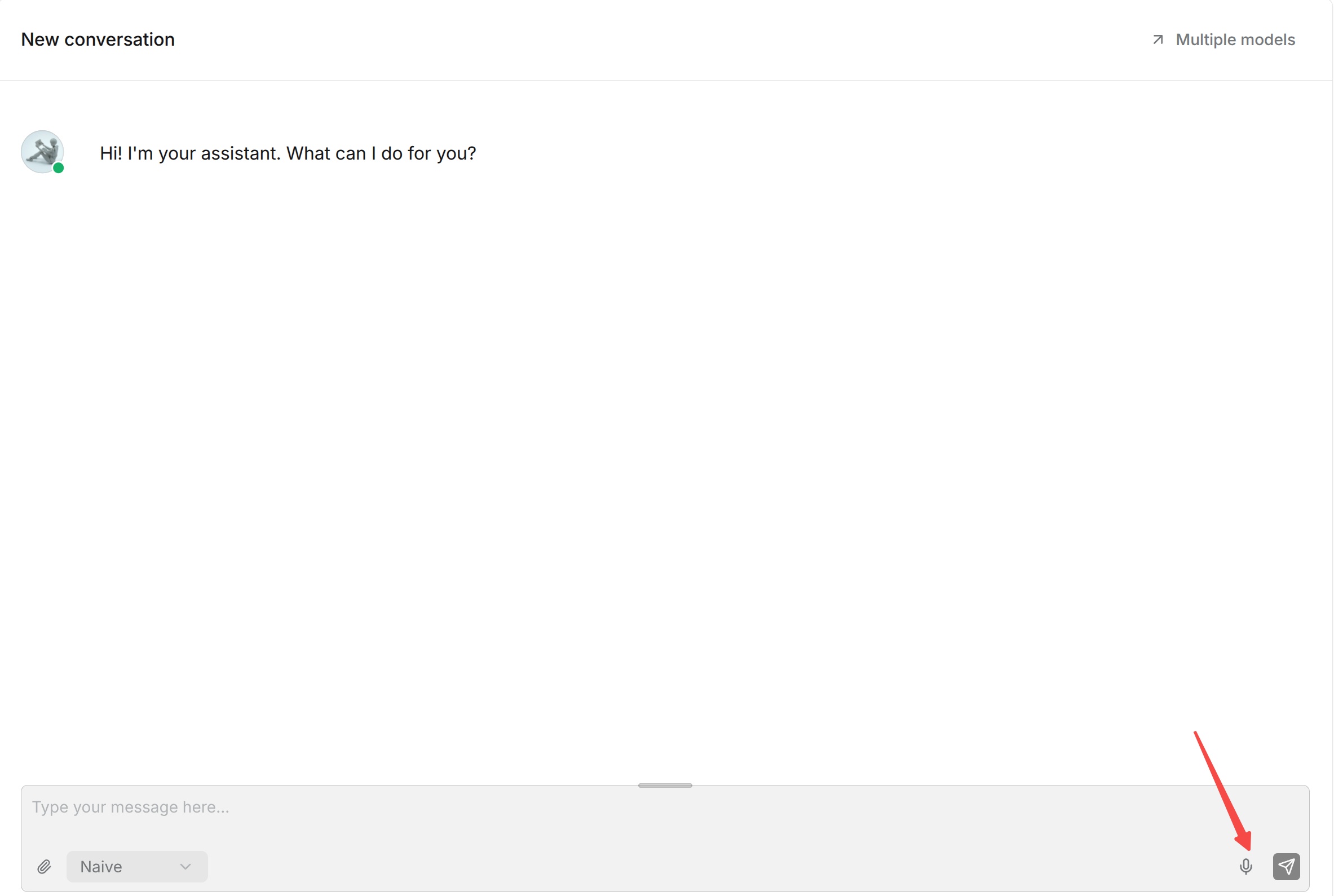 Use voice input