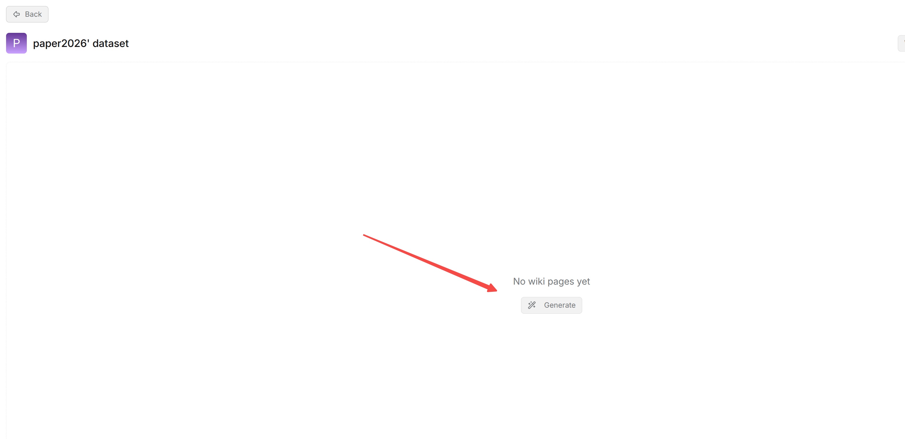 Generate Wiki from Knowledge Artifacts