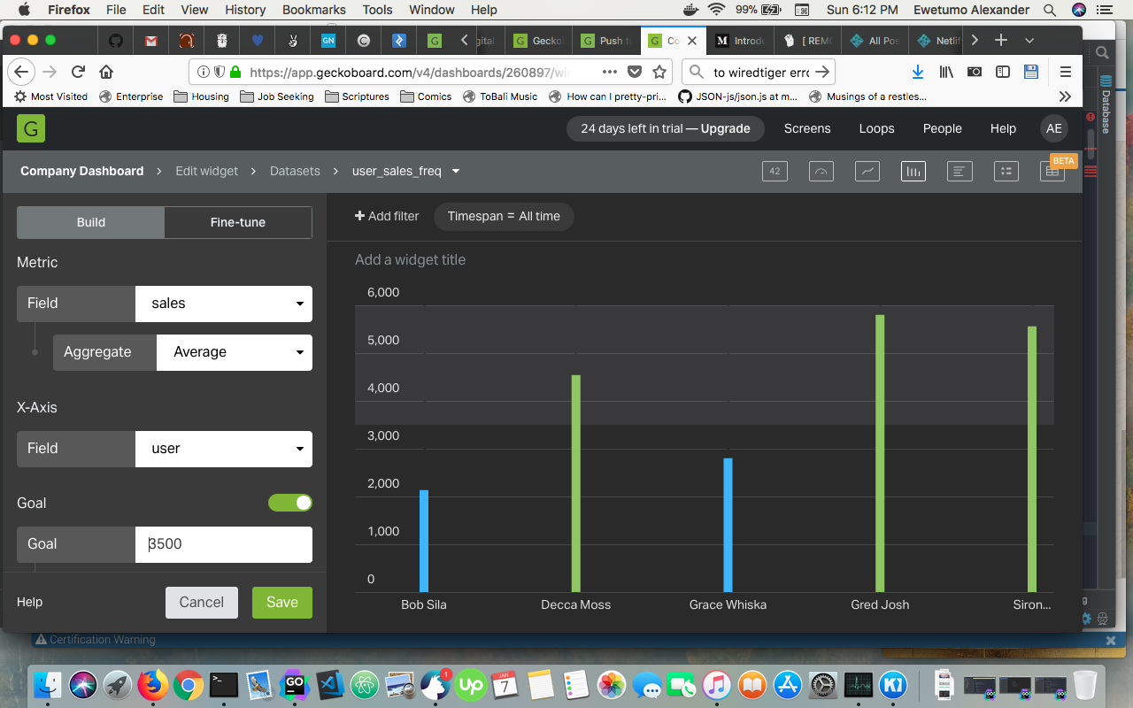 Create Column Chart