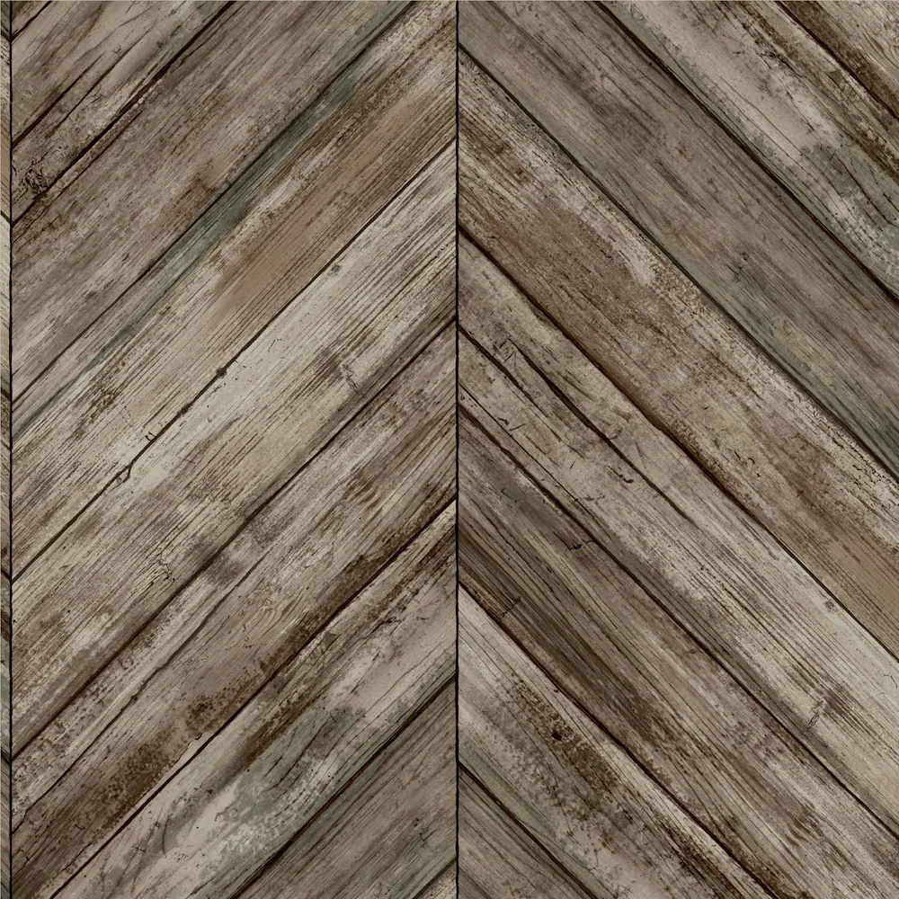 Roommates herringbone wood boards