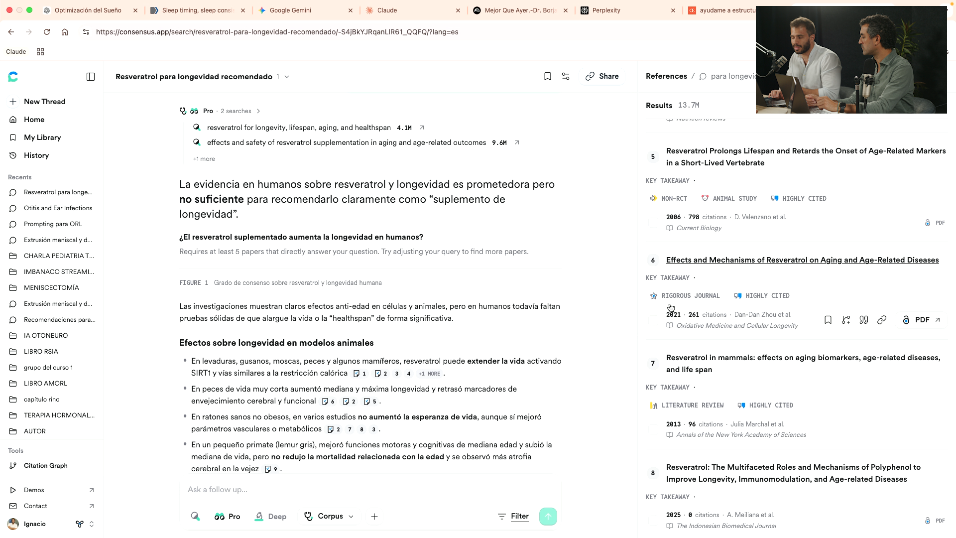 Consensus con filtros de calidad metodológica