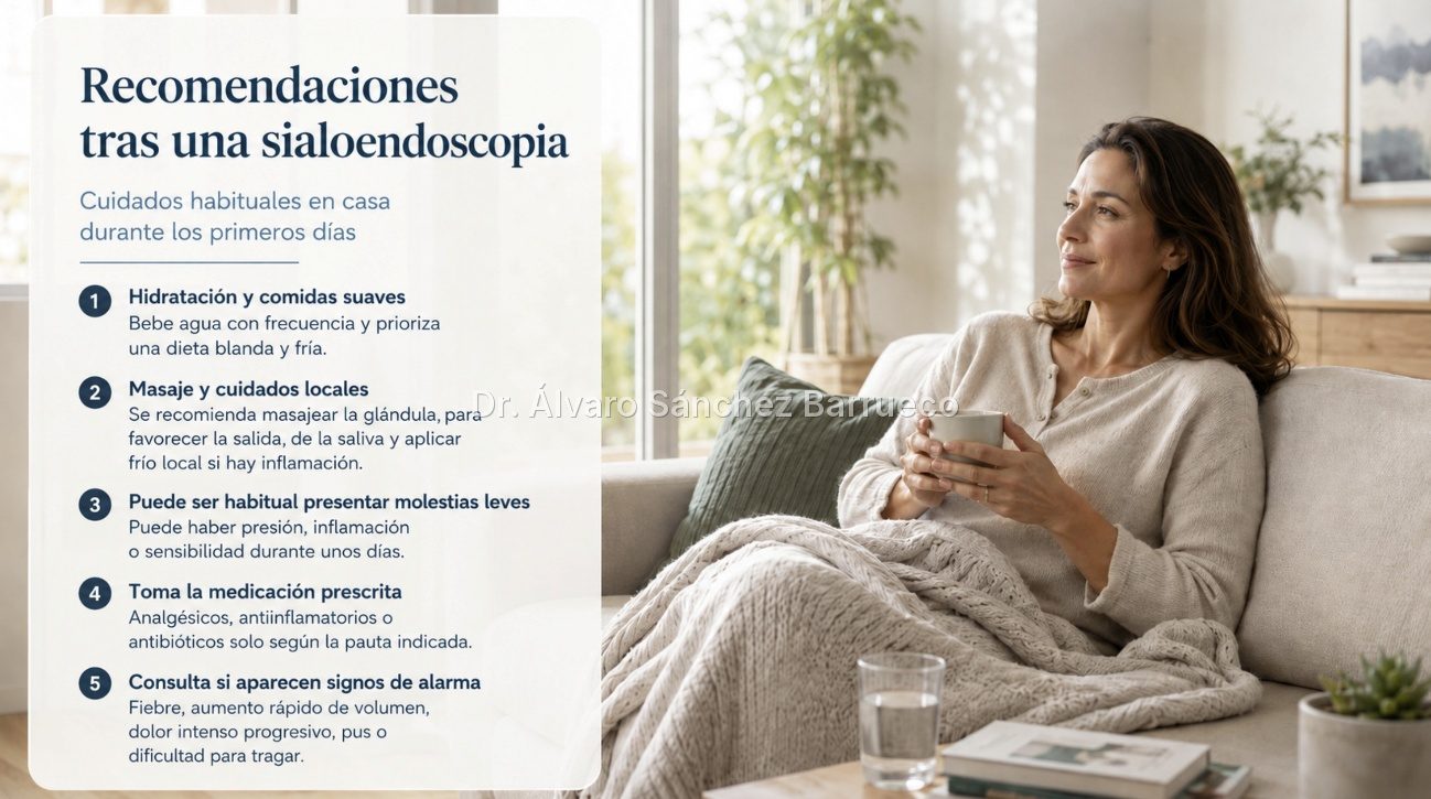 ¿La sialoendoscopia duele?