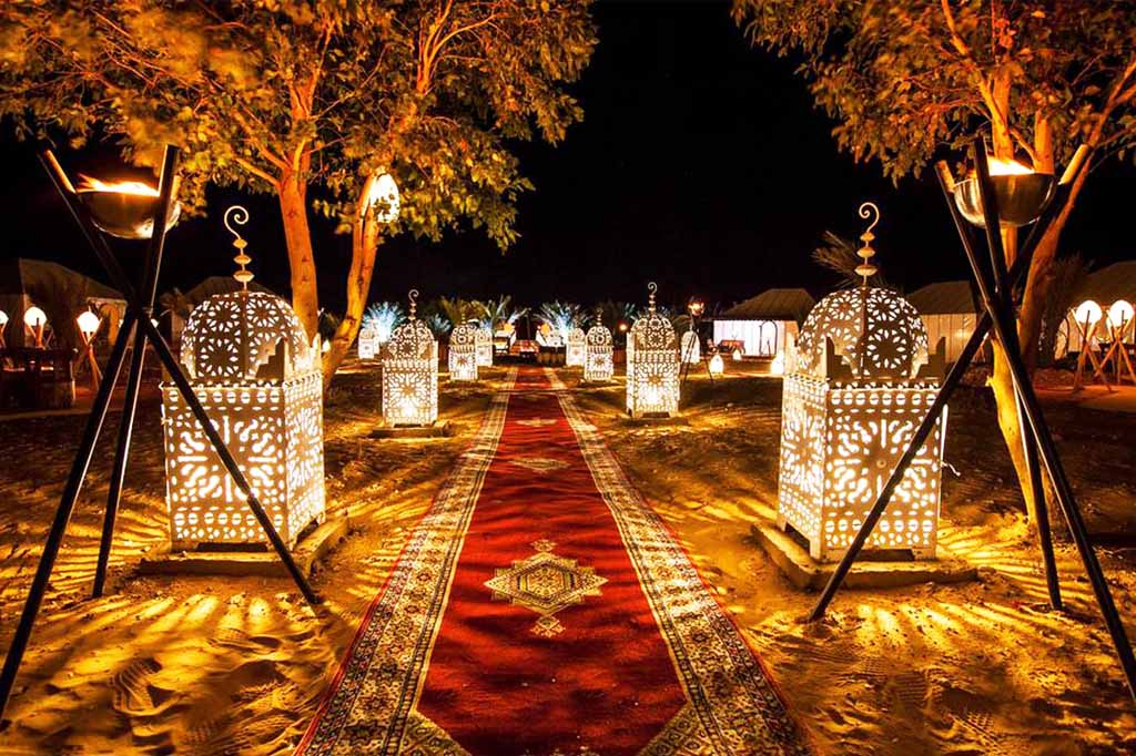 Notte in campo tendato di lusso a Merzouga