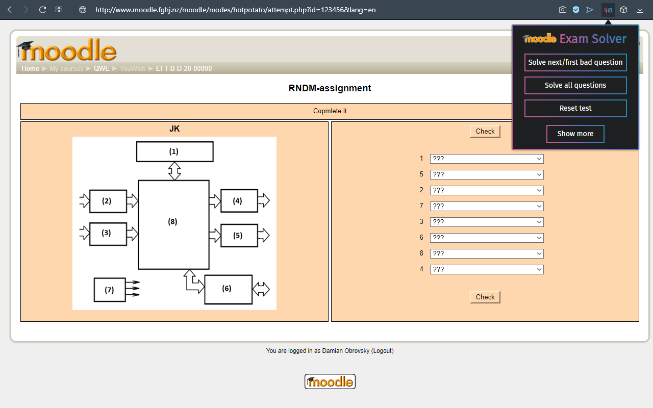GitHub - ingui-n/Moodle-Solver: Solver for old HotPot plugin on Moodle ...