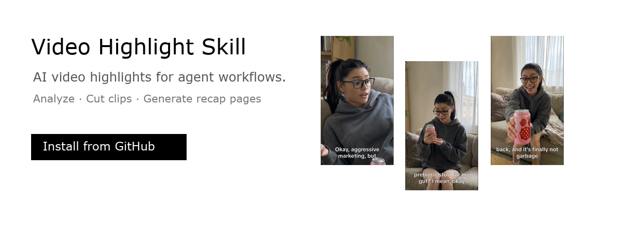 Video Highlight Skill cover