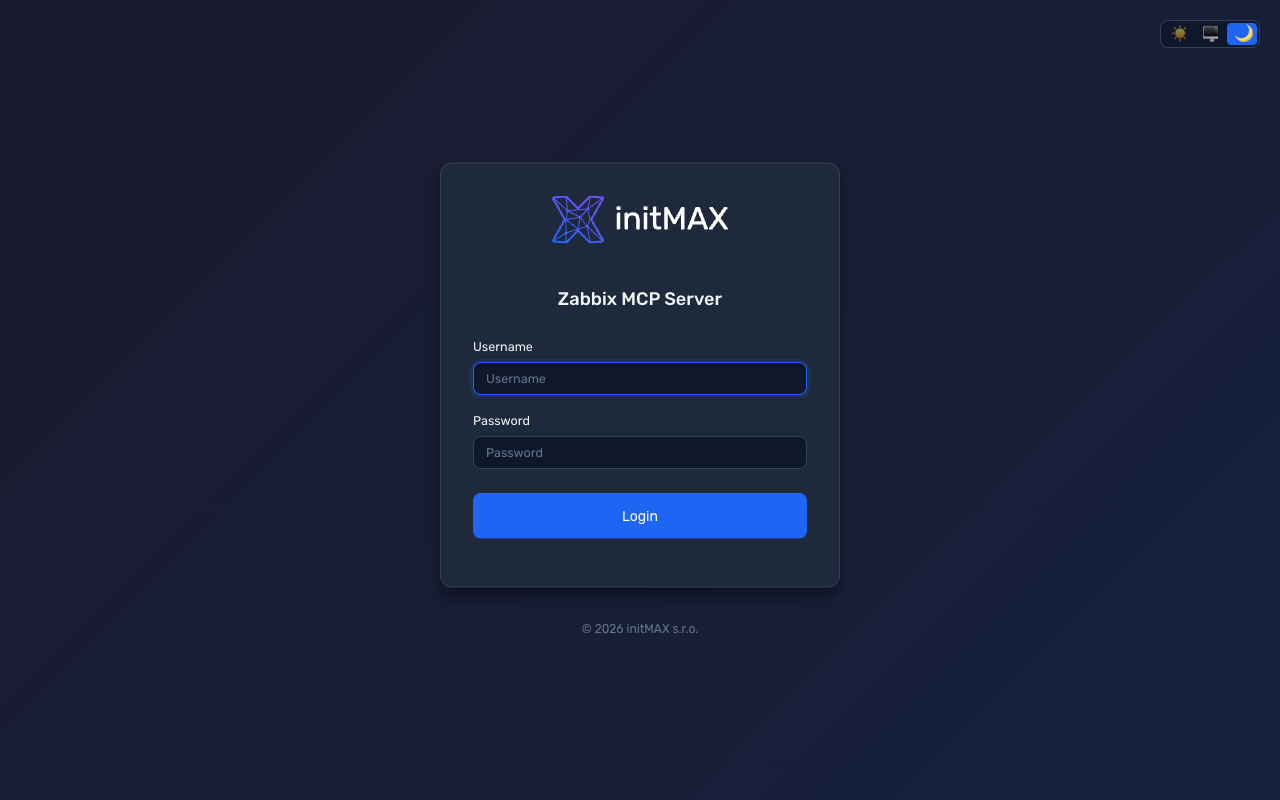 Login — Dark