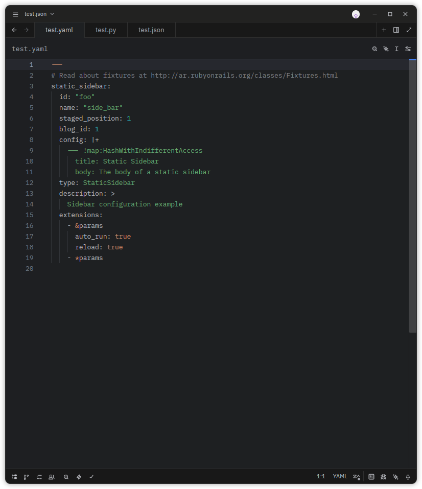 YAML