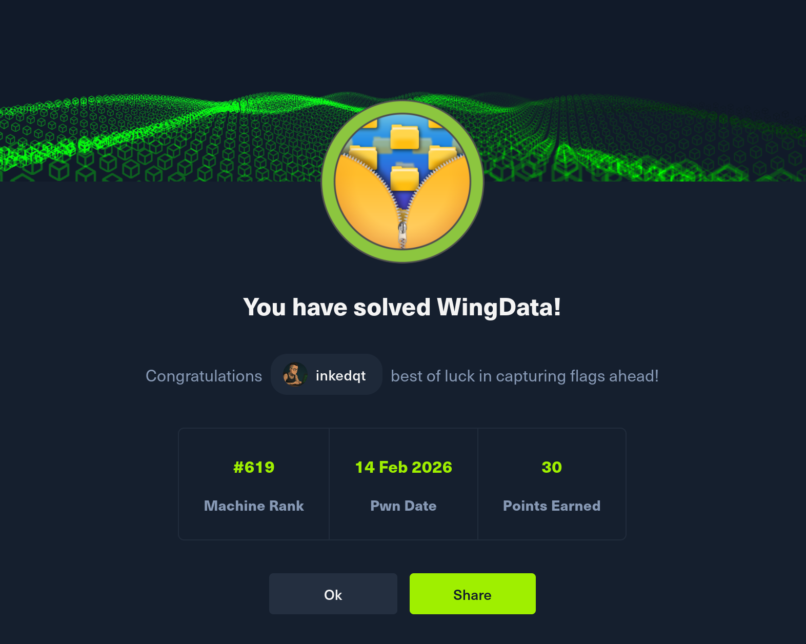 Wingdata Proof