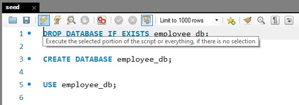 MySQL seeding process