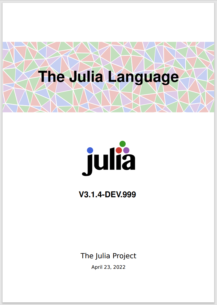 Julia doc