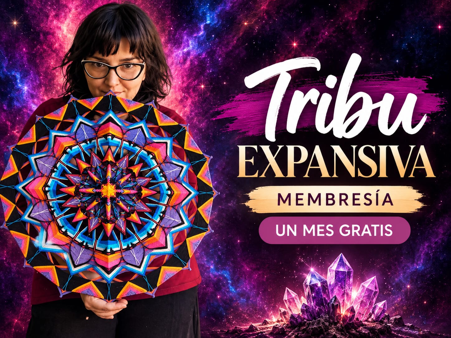 Mockup de la membresía Tribu Expansiva