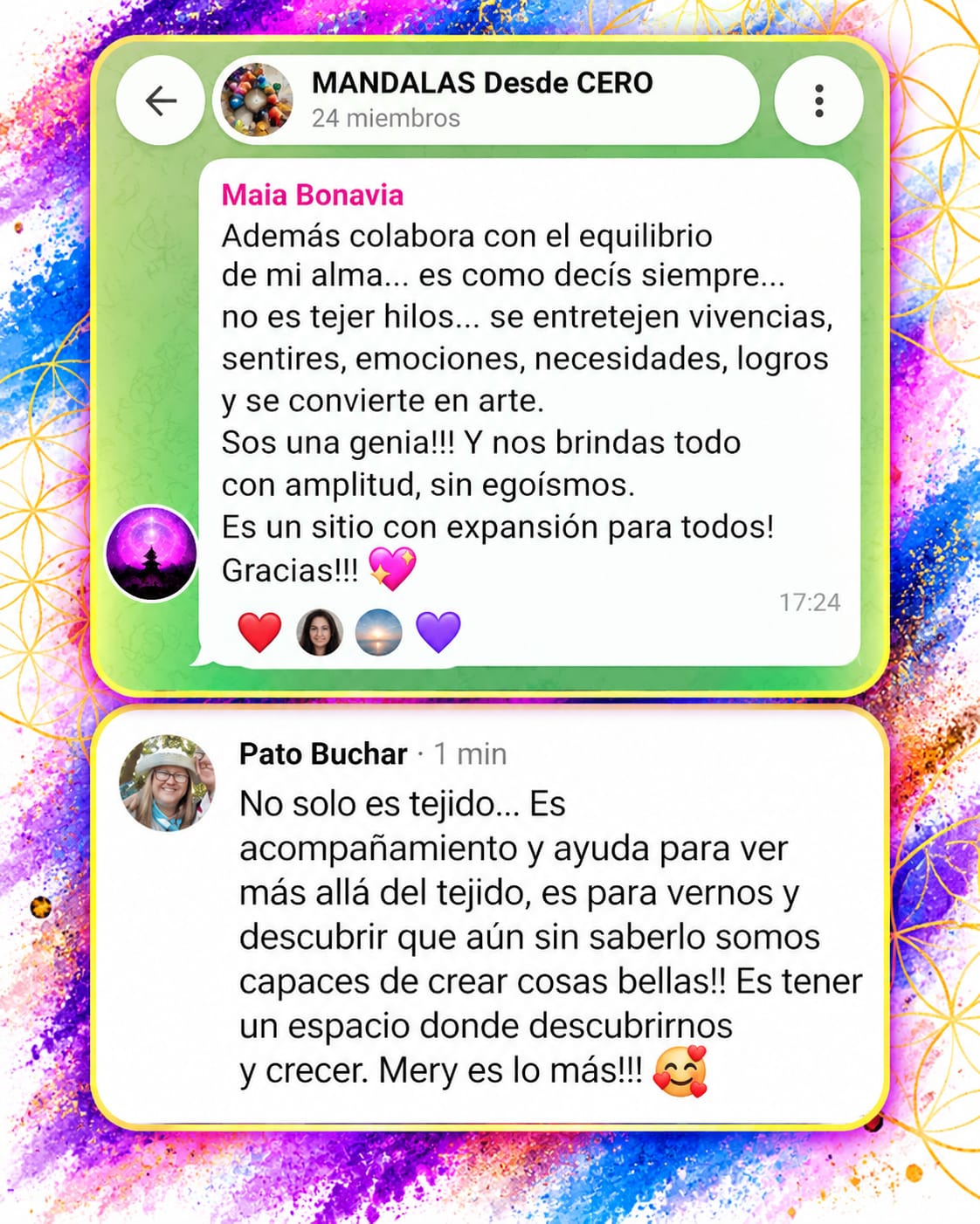 Testimonio de alumna del curso o de la Tribu, imagen 3 de 15